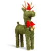 16" Green And Red Unlit Evergreen Reindeer Christmas Tabletop Decor -Ornaments Store dnat rd7 800 16 81488.1587644855