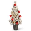 Christmas Central 3' Pre-Lit Potted Snowy Bristle Pine Medium Artificial Tabletop Christmas Tree - Warm White LED Lights 1 Christmas Central 3' Pre-Lit Potted Snowy Bristle Pine Medium Artificial Tabletop Christmas Tree - Warm White LED Lights -Ornaments Store dnat snp7 308 30 b 53574.1587645073