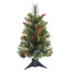 Christmas Central 24" Pre-Lit Crestwood Spruce Medium Artificial Christmas Tree, White LED Lights -Ornaments Store dnat szcw7 127 24 b 1 65608.1587645073