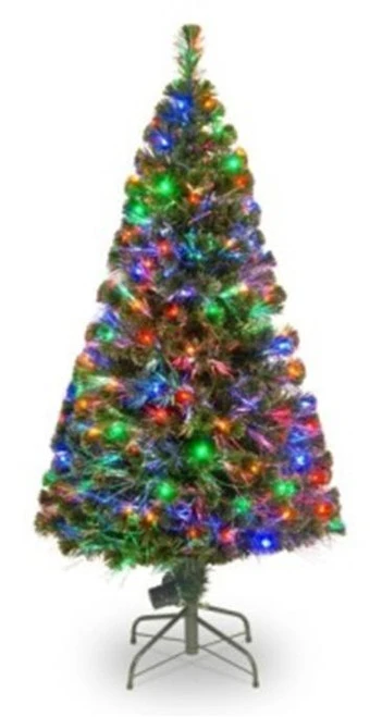 Christmas Central 5' Pre-Lit Artificial Christmas Tree, Multicolor LED Lights 3 Christmas Central 5' Pre-Lit Artificial Christmas Tree, Multicolor LED Lights