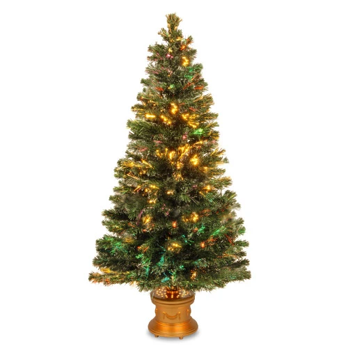 60" Pre-Lit Fireworks Evergreen Artificial Christmas Tree – Multicolor LED Lights 3 60" Pre-Lit Fireworks Evergreen Artificial Christmas Tree – Multicolor LED Lights