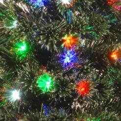 Christmas Central 3' Pre-lit Potted Fiber Optic Medium Artificial Christmas Tree, Multicolor Lights -Ornaments Store dnat szex7 158l 36 2 75862.1587645142