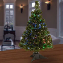 Christmas Central 2' Pre-Lit Ice Artificial Fiber Optic Christmas Tree, Multicolor LED Lights 7 Christmas Central 2' Pre-Lit Ice Artificial Fiber Optic Christmas Tree, Multicolor LED Lights -Ornaments Store dnat szi7 172 24b 1 3 68335.1587645073