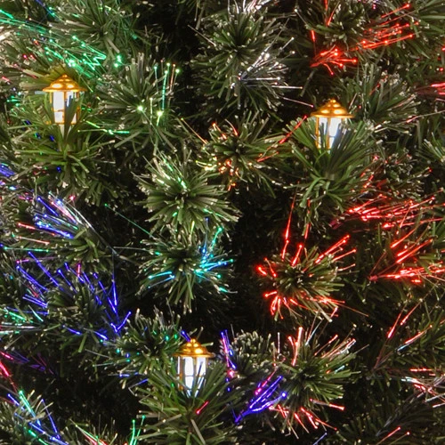 Christmas Central 48" Pre-Lit Medium Fiber Optic Artificial Christmas Fireworks Tree, LED Lights 4 Christmas Central 48" Pre-Lit Medium Fiber Optic Artificial Christmas Fireworks Tree, LED Lights - Image 2