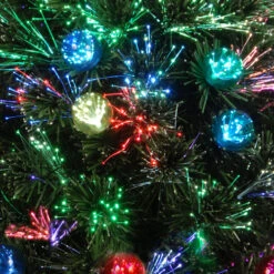 Christmas Central 48" Pre-Lit Medium Fiber Optic Artificial Ornamented Christmas Fireworks Tree, LED Lights 7 Christmas Central 48" Pre-Lit Medium Fiber Optic Artificial Ornamented Christmas Fireworks Tree, LED Lights -Ornaments Store dnat szox7 100l 48 3 61466.1587645074