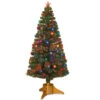 6' Pre-Lit Slim Fiber-Optic Artificial Fireworks Ornamented Christmas Tree - Multicolor LED Lights -Ornaments Store dnat szox7 100l 72 1 80040.1587645074
