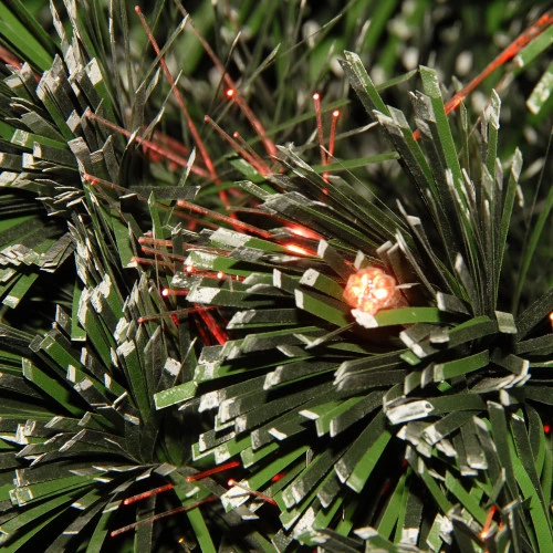 3' Pre-Lit Medium Fiber-Optic Artificial Christmas Tree - Multicolor LED Lights 4 3' Pre-Lit Medium Fiber-Optic Artificial Christmas Tree - Multicolor LED Lights - Image 2