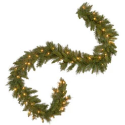 Christmas Central 9' X 10" Pre-Lit Tiffany Fir Artificial Christmas Garland - Clear Lights -Ornaments Store dnat tf 9alo 1 4 46912.1631812943