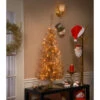 Christmas Central 4' Pre-Lit Slim Champagne Gold Tinsel Artificial Christmas Tree, Clear Lights 2 Christmas Central 4' Pre-Lit Slim Champagne Gold Tinsel Artificial Christmas Tree, Clear Lights -Ornaments Store dnat tt33 302 40 2 04596.1665174306