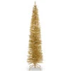 Christmas Central 7' Pencil Champagne Gold Tinsel Artificial Christmas Tree, Unlit -Ornaments Store dnat tt33 702 70 50267.1587644856