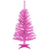 Christmas Central 3' Pink Tinsel Artificial Christmas Tree, Unlit -Ornaments Store dnat tt33 706 30 1 1 70667.1587644855