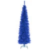 6' Pencil Blue Tinsel Artificial Christmas Tree - Unlit 2 6' Pencil Blue Tinsel Artificial Christmas Tree - Unlit -Ornaments Store dnat tt33 707 60 54836.1587644855