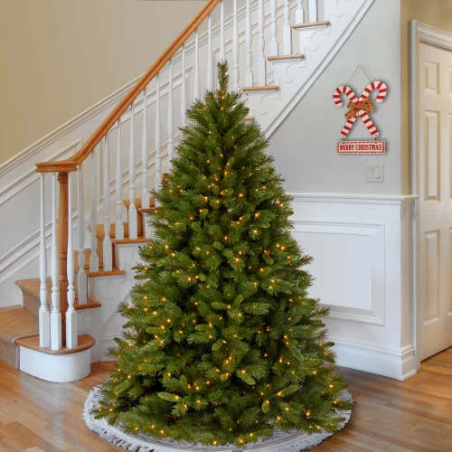 Christmas Central 6.5’ Pre-Lit Winchester Pine Artificial Christmas Tree, White Lights 4 Christmas Central 6.5’ Pre-Lit Winchester Pine Artificial Christmas Tree, White Lights - Image 2