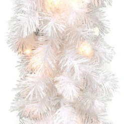 Christmas Central 9' X 10" Pre-Lit White Wispy Willow Artificial Christmas Garland, Clear Lights -Ornaments Store dnat wogw1 300 9a 1 3 75545.1631812944