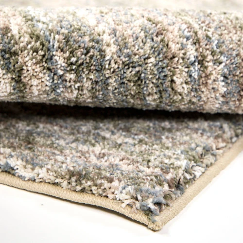 9' X 13' Gray And Green Rectangular Area Throw Rug 7 9' X 13' Gray And Green Rectangular Area Throw Rug - Image 5