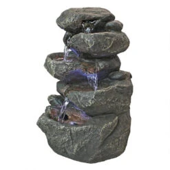 11" Waterfall Cascading Peaceful Garden Fountain -Ornaments Store dotsc20dw35127 3 65936.1665520525
