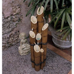 46.5" Bamboo Peaceful Garden Sculptural Fountain -Ornaments Store dotsc20ky1712 3 64413.1588357063