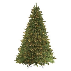 10’ Pre-Lit Full Fraser Fir Artificial Christmas Tree - Clear Lights
