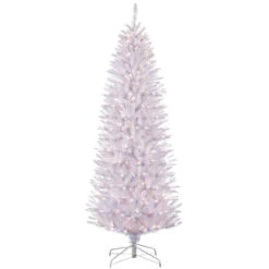 Pre-Lit Fraser Fir White Pencil Clear Light Artificial Christmas Tree 6.5’ - 32905170