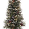 4' X 20” Pre-lit Frosted With Pine Cone Potted Artificial Christmas Tree – Clear Lights -Ornaments Store dpul20277 pt7102 40c05 85535.1588393643