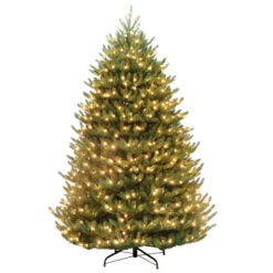 7.5' Pre-lit Canadian Balsam Fir Artificial Christmas Tree - Clear LED Lights