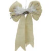 Northlight 15" Ivory And White Bow With Pine Cone Hanging Christmas Decor 1 Northlight 15" Ivory And White Bow With Pine Cone Hanging Christmas Decor -Ornaments Store dq6yd1nvksodi3trcbfuapyaugdhlnxa 41577.1588349808