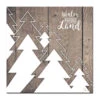 Brown And White Christmas Many Trees Wrapped Square Wall Art Decor 12" X 12" -Ornaments Store drhan vmtq148 gwc1212 2 42527.1688221050