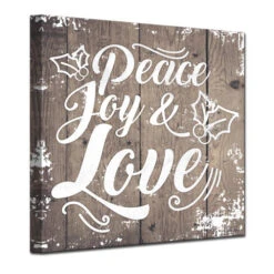 Brown And White Christmas Peace Joy Love Wrapped Square Wall Art Decor 20" X 20" 7 Brown And White Christmas Peace Joy Love Wrapped Square Wall Art Decor 20" X 20" -Ornaments Store drhan vmtq149 gwc2020 3 21872.1588393377
