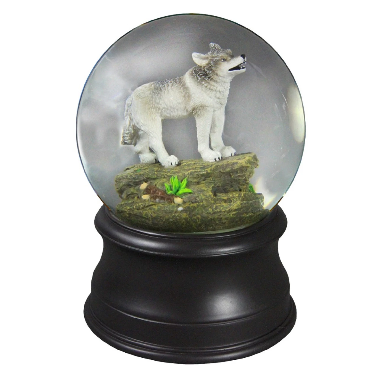 6" Lone Gray Wolf Musical Snow Globe - 33473408 3 6" Lone Gray Wolf Musical Snow Globe - 33473408
