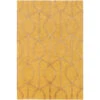 2' X 3' Geometric Pattern Yellow Rectangular Hand Tufted Area Rug -Ornaments Store dsur awub2164 23 1 30792.1588390349