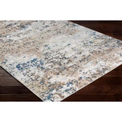 5.25' X 7.25' Distressed Beige And Gray Rectangular Area Throw Rug -Ornaments Store dsur mln2300 5373 2 18816.1664639372