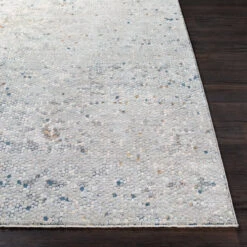 9' X 13' Distressed Finish Gray And Blue Rectangular Area Throw Rug -Ornaments Store dsur pdt2312 9131 4 53032.1588404676