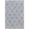 5' X 7.5' Aegean Blue And Beige Clover Patterned Rectangular Area Throw Rug -Ornaments Store dsur str2300 576 1 25526.1588377446