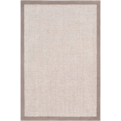 8' X 10' Solid Light Brown And Taupe Rectangular Area Rug