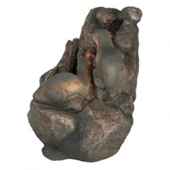 14" Playful Sea Otters Hand-Painted Outdoor Garden Fountain -Ornaments Store dtosc20dw08087 4 12672.1665260244