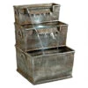 21.5" Saddle Mountain Three Level Cascading Garden Fountain -Ornaments Store dtosc20dw46056 24303.1665089290