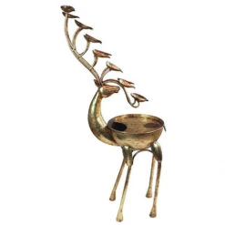 38.5" Deer Antler Cascading Falls Metal Outdoor Garden Sculptural Fountain -Ornaments Store dtosc20fu80103 4 64465.1665089291