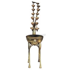 38.5" Deer Antler Cascading Falls Metal Outdoor Garden Sculptural Fountain -Ornaments Store dtosc20fu80103 5 84661.1665089291