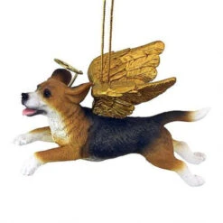 4" Flying Beagle Hand Painted Holiday Ornament -Ornaments Store dtosc20jh170713 3 77258.1670490067