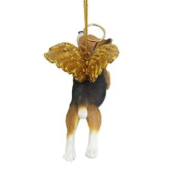 4" Flying Beagle Hand Painted Holiday Ornament -Ornaments Store dtosc20jh170713 4 72933.1670490067