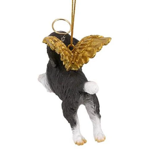 4" Flying Cavalier Dog Hand Painted Holiday Ornament 5 4" Flying Cavalier Dog Hand Painted Holiday Ornament - Image 3