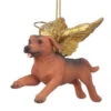 4" Flying Dachshund Dog Hand Painted Holiday Ornament -Ornaments Store dtosc20jh170734 99217.1588362763