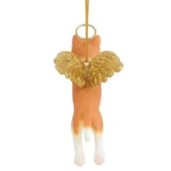 4" Flying Orange Cat Hand Painted Holiday Ornament -Ornaments Store dtosc20jh170738 4 98561.1670490067