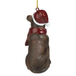 4" Sitting Pitbull Dog Christmas Ornament -Ornaments Store dtosc20jh576312 4 98809.1663860838