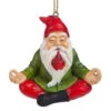 3" Meditating Gnome Hand Painted Holiday Ornament -Ornaments Store dtosc20qm17010 85797.1665433890