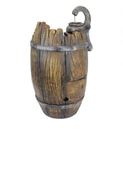 16" Illuminated Farm Barrel Cascading Sculptural Garden Fountain -Ornaments Store dtosc20qn164015 4 57329.1588356941
