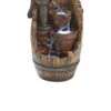 16" Illuminated Farm Barrel Cascading Sculptural Garden Fountain -Ornaments Store dtosc20qn164015 10801.1588356939