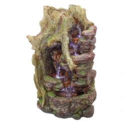 18" Willow Riverbed Illuminated Sculptural Garden Fountain -Ornaments Store dtosc20qn164017 3 24888.1587644034