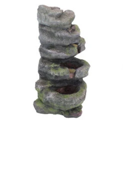 17.5" Illuminated Breakneck Falls Cascading Outdoor Garden Fountain -Ornaments Store dtosc20qn164019 6 10075.1587643943