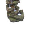 17.5" Illuminated Cascading Four-Tiered Falls Outdoor Garden Fountain -Ornaments Store dtosc20qn164053 39679.1587644034